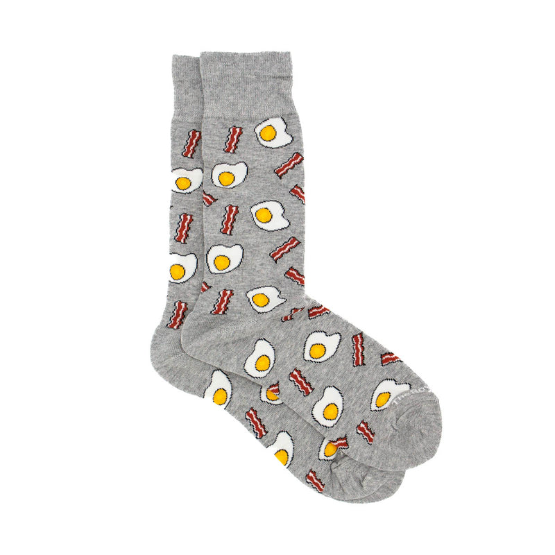 Mens Bacon And Eggs Socks Free Shipping A Dodsons