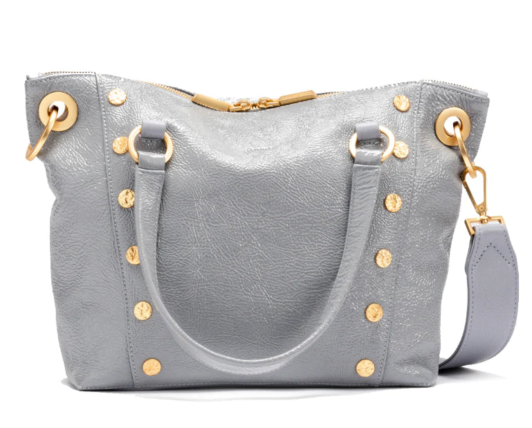 Hammitt Daniel Medium Satchel Bag in Marina Glaze Gunmetal FREE SHIPPING A DODSON S A. Dodson s