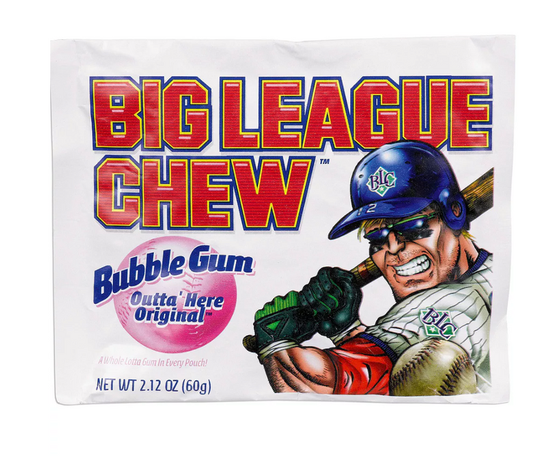 Big League Chew - Bubble Gum, Original, 2.12 oz.