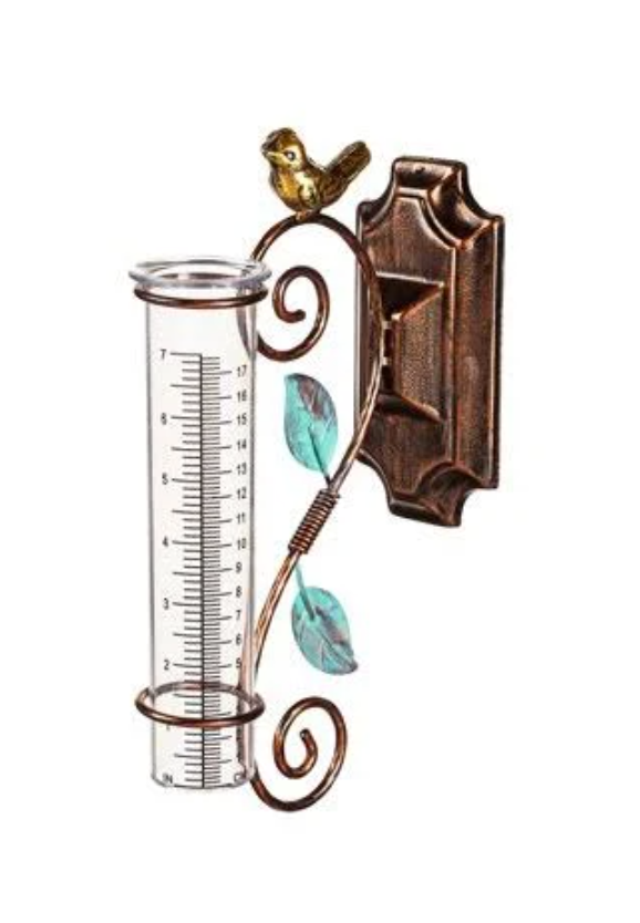 Bird & Dragonfly Art Rain Gauge Outdoor, With Thermometer Rain Gauge, Metal  Frame Accurate Rain Gages Outdoors Large Numbers, Suitable For Garden,  Courtyard, Lawn Decoration - Temu