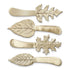 Gold Leaf Cheese Spreaders