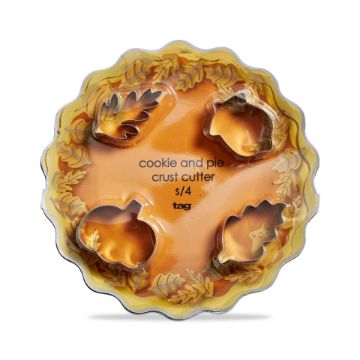 Fall Cookie & Pie Crust Cutter Set of 4