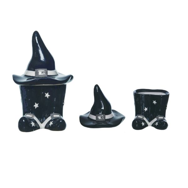 WITCH HAT SALT & PEPPER SET - A. Dodson's