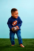 FOOTBALL ROLLNECK SWEATER BY MUD PIE