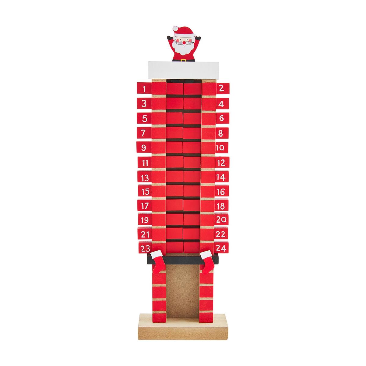 Santa Chimney Advent Calendar BY MUD PIE - A. Dodson's