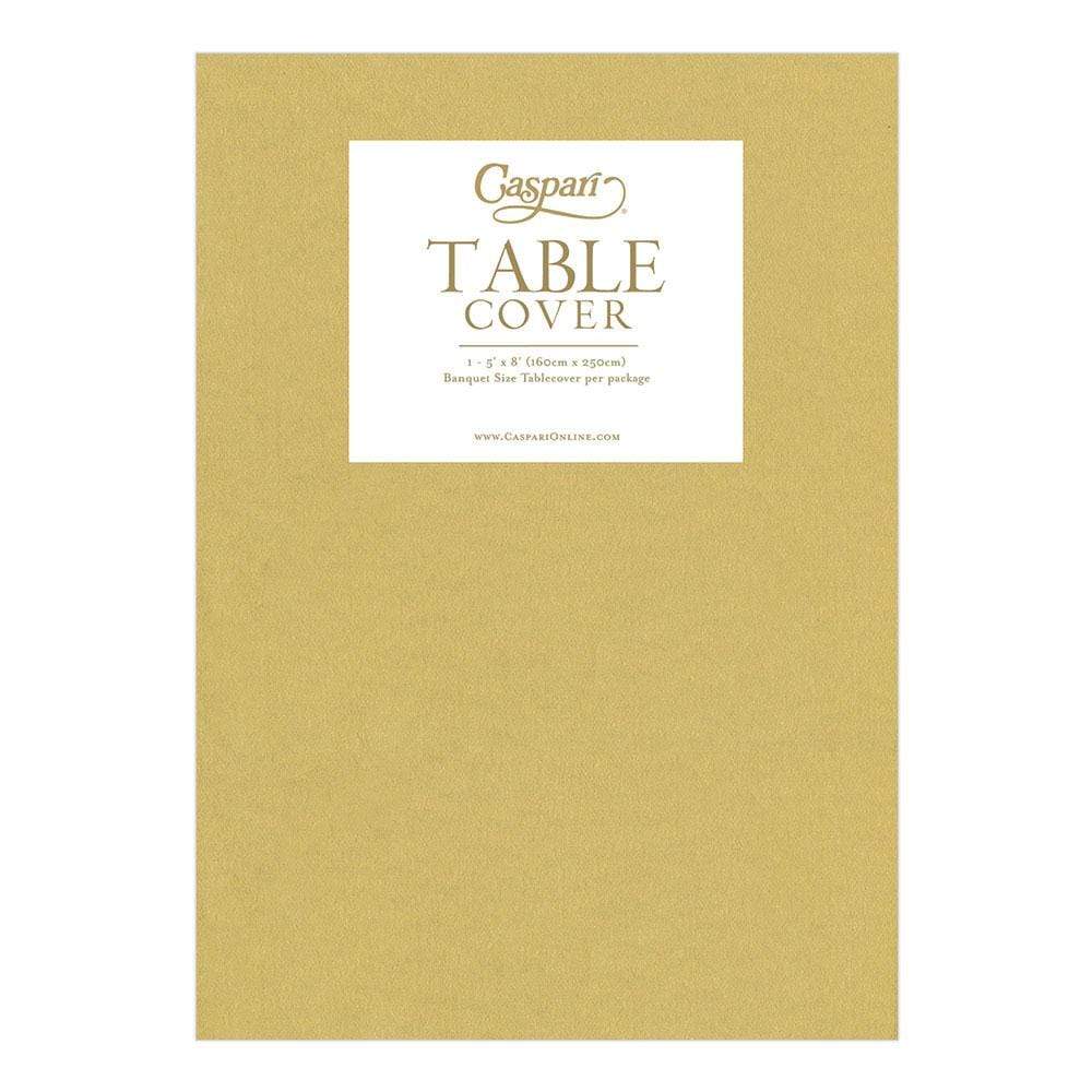 PAPER LINEN GOLD - SOLID AIRLAID TABLECOVER