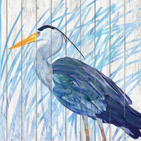 Waterside Heron Beverage Napkins by TWO CAN ART (PATTI GAY)