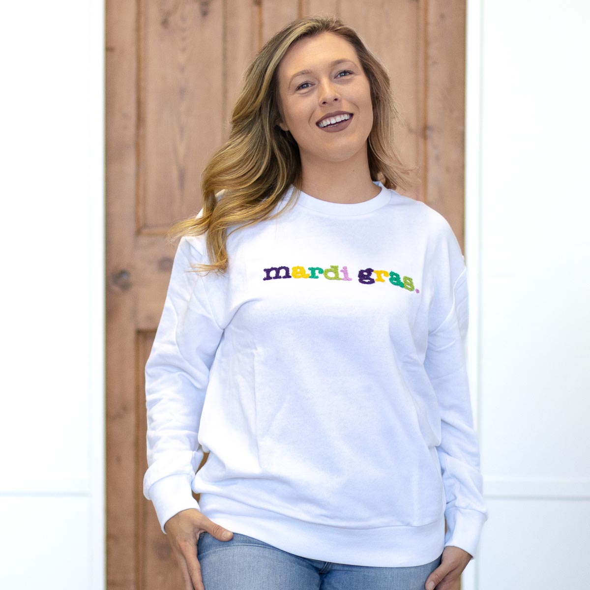 Mardi Gras Sweatshirt - A. Dodson's