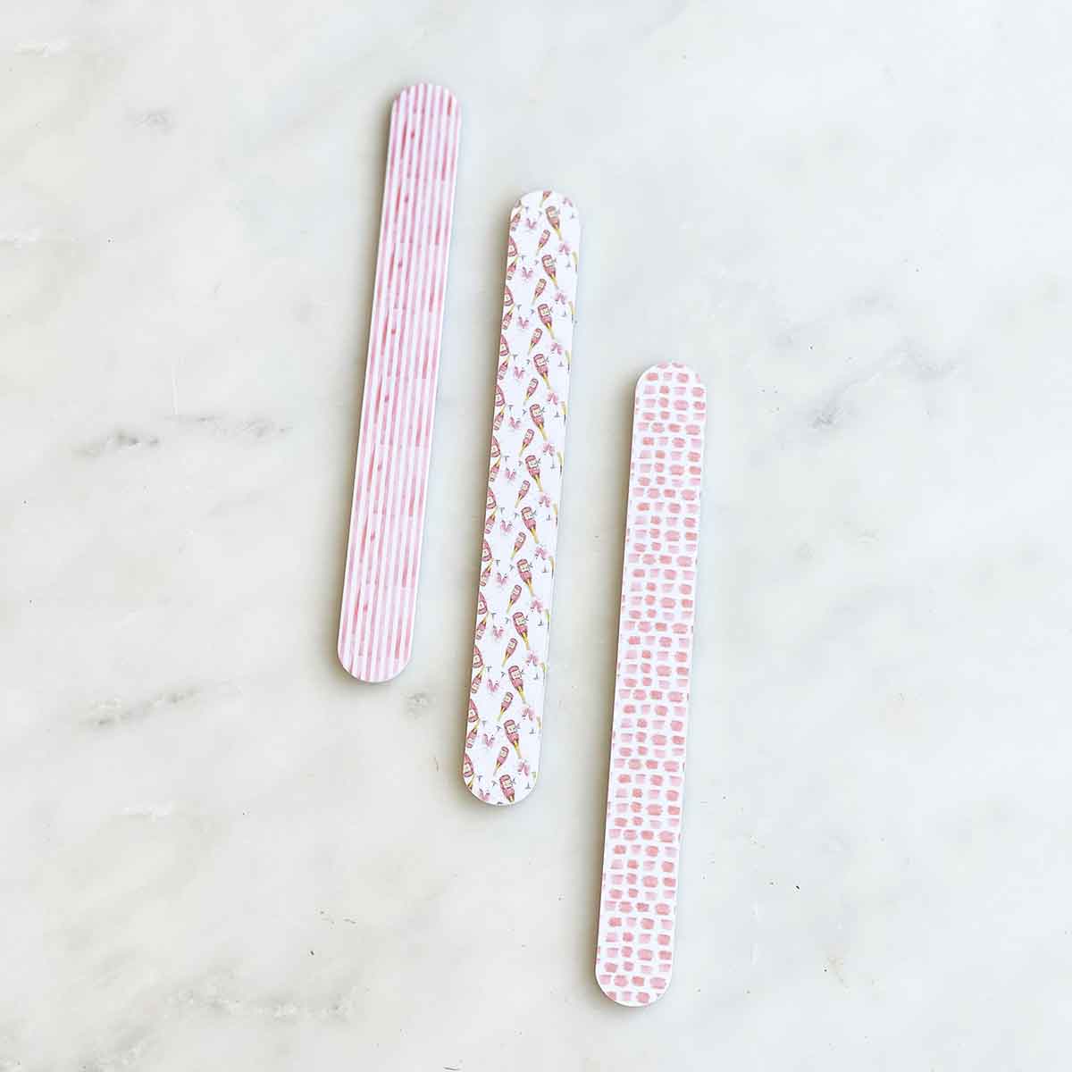 Champagne Dreams Nail Files (set of 3) - A. Dodson's