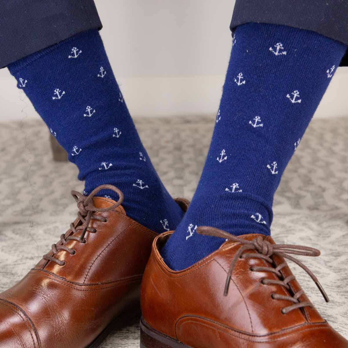 Men's Anchor Socks - A. Dodson's