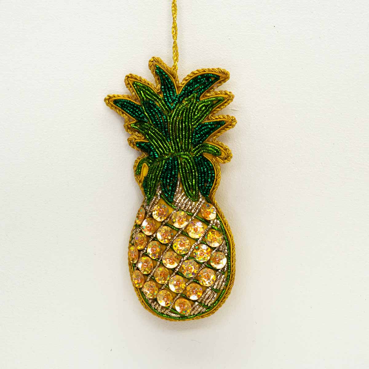 Pineapple Beaded Ornament - A. Dodson's