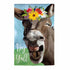 Donkey Friend Garden Burlap Flag