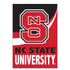 North Carolina State University Burlap Flag