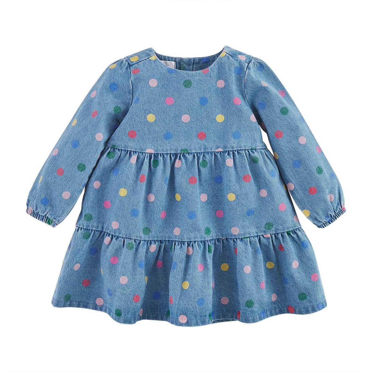 Chambray Dot Dress BY MUD PIE - A. Dodson's