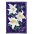 Easter Lily Applique Garden Flag - A. Dodson's