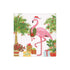 CHRISTMAS FLAMINGOS - NAPKIN COCKTAIL