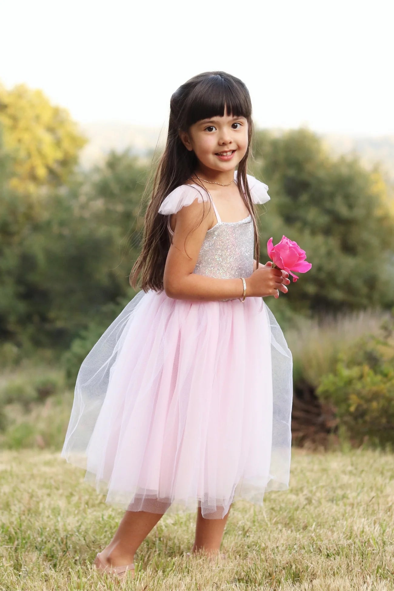 Pink Sequins Princess Dress - A. Dodson's