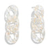 CLEAR AND NATURAL LINK ACRYLIC EARRINGS - A. Dodson's