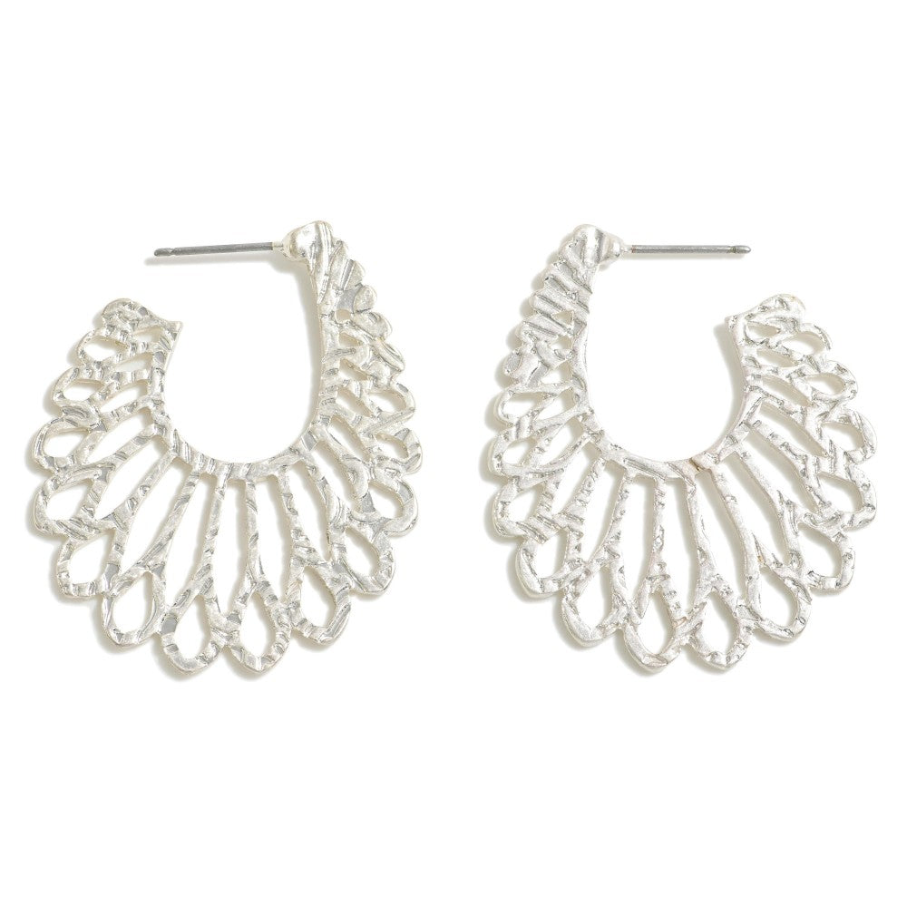 SILVER FILIGREE DROP EARRINGS - A. Dodson's