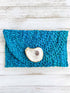 Multi-Colored Oyster Shell Clutch