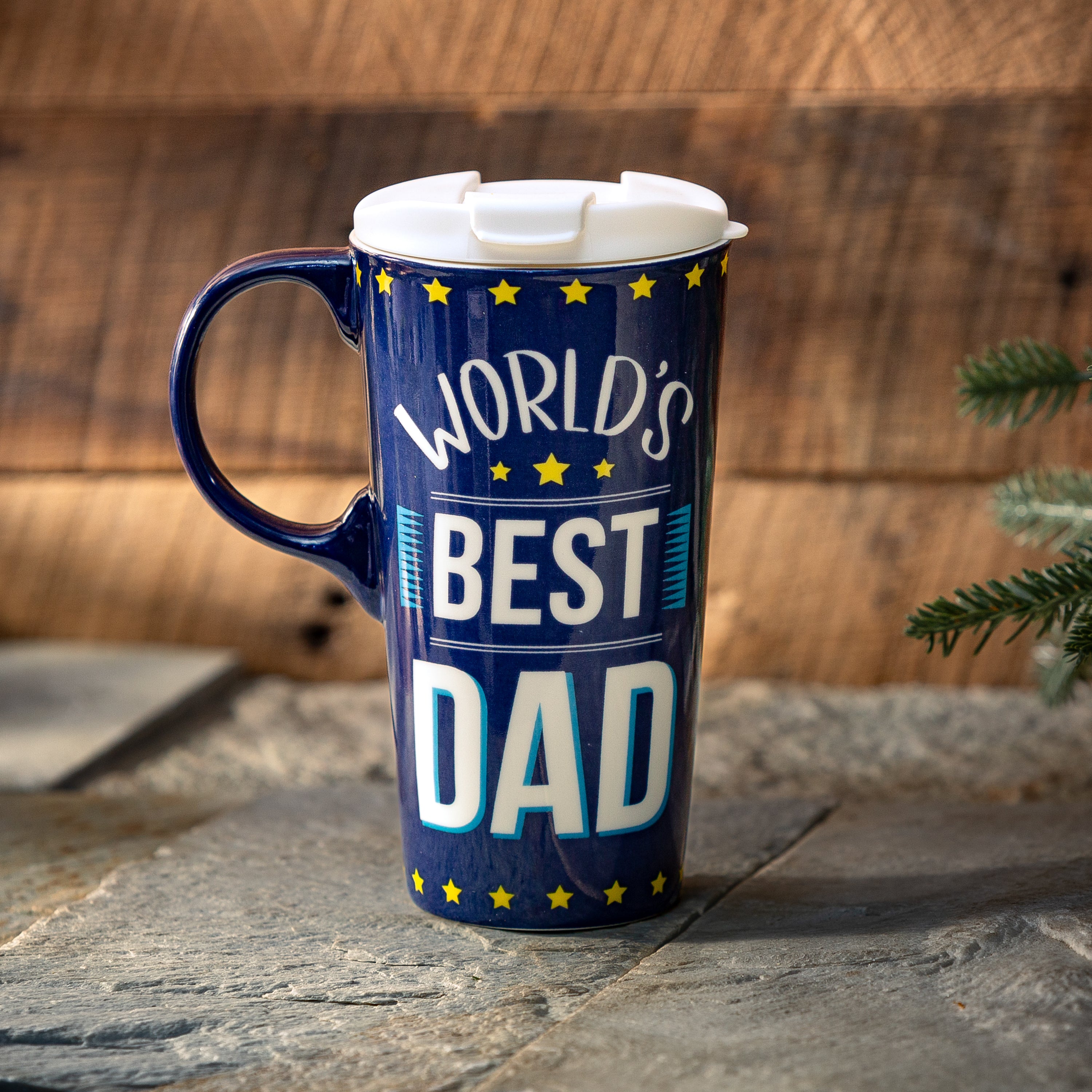 Best Dad Ceramic Perfect Cup, 17oz, Gift Box