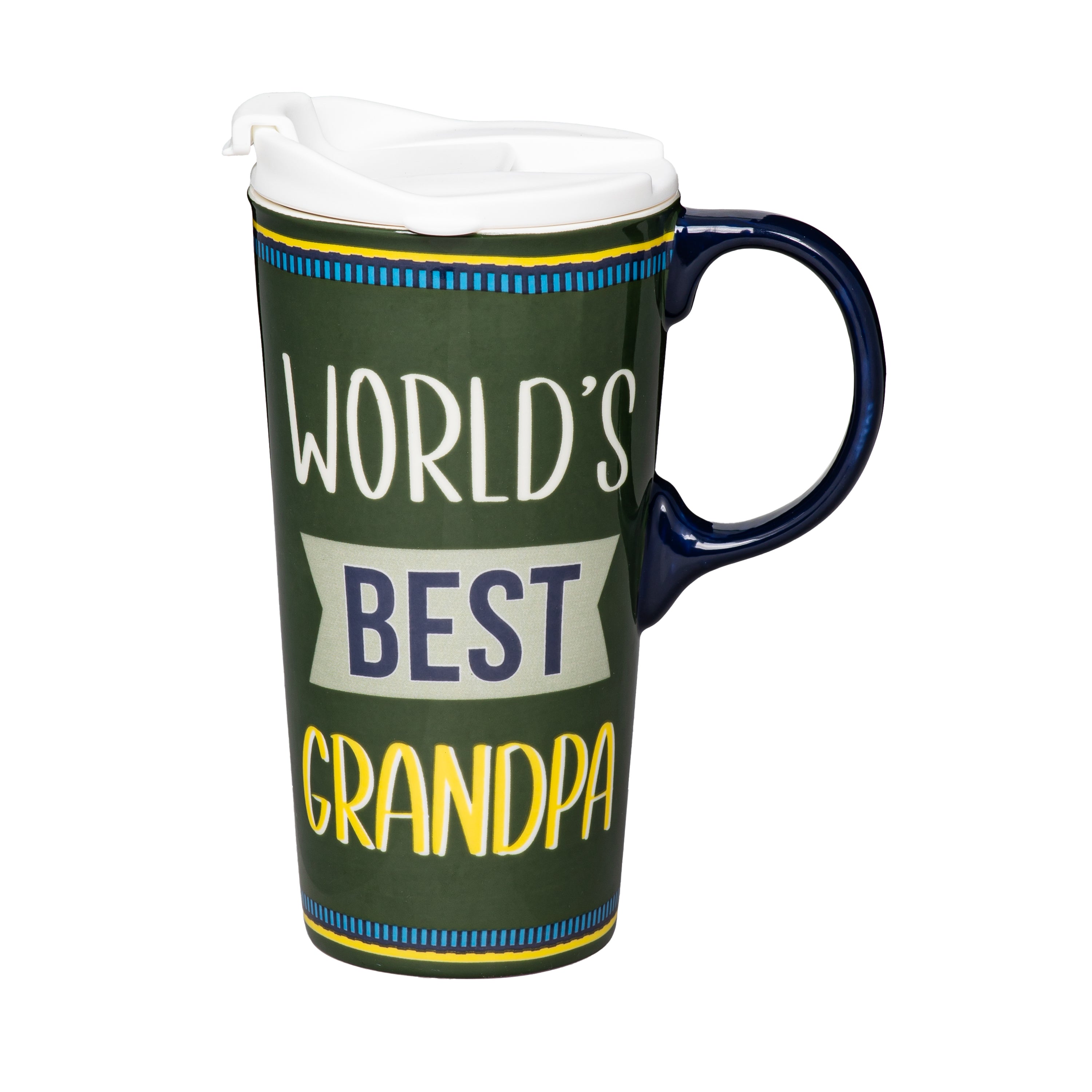 Best Grandpa Ceramic Perfect Cup, 17oz, Gift Box