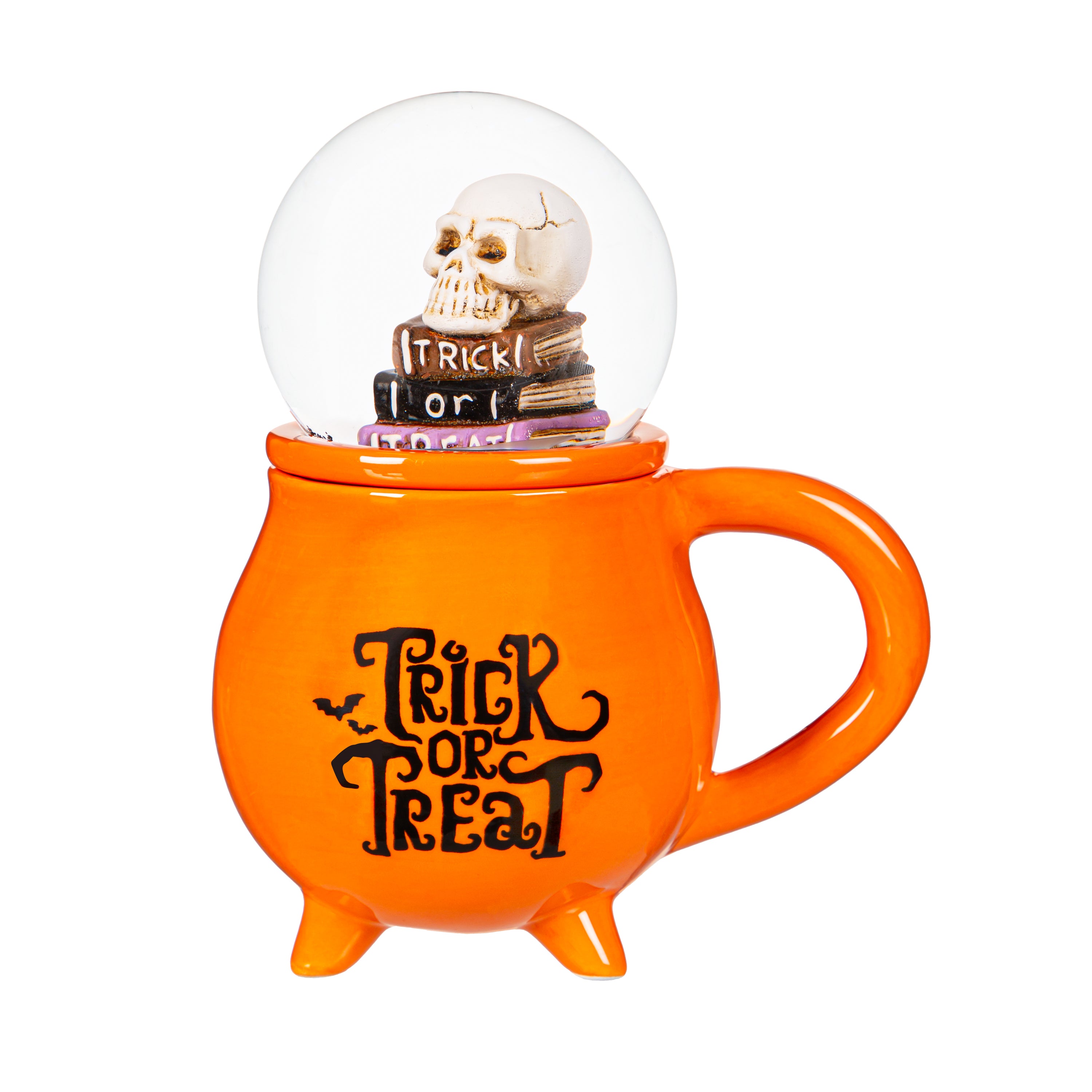 Trick or Treat Ceramic Cup with Water Globe Topper - A. Dodson's