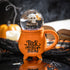 Trick or Treat Ceramic Cup with Water Globe Topper - A. Dodson's