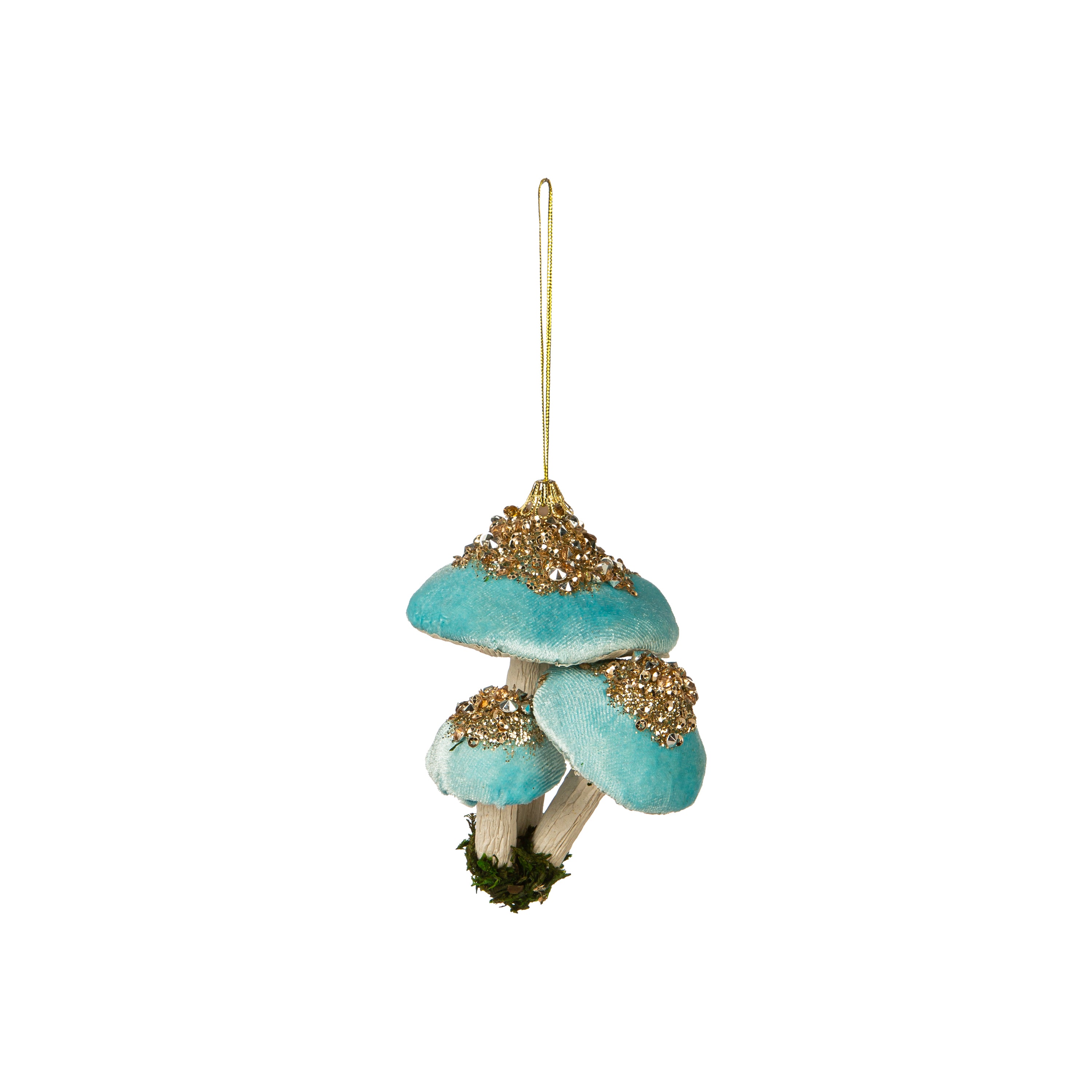 Mushroom with Glitter Ornaments