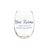 Karma Stemless Glass, 17oz, Gift Box