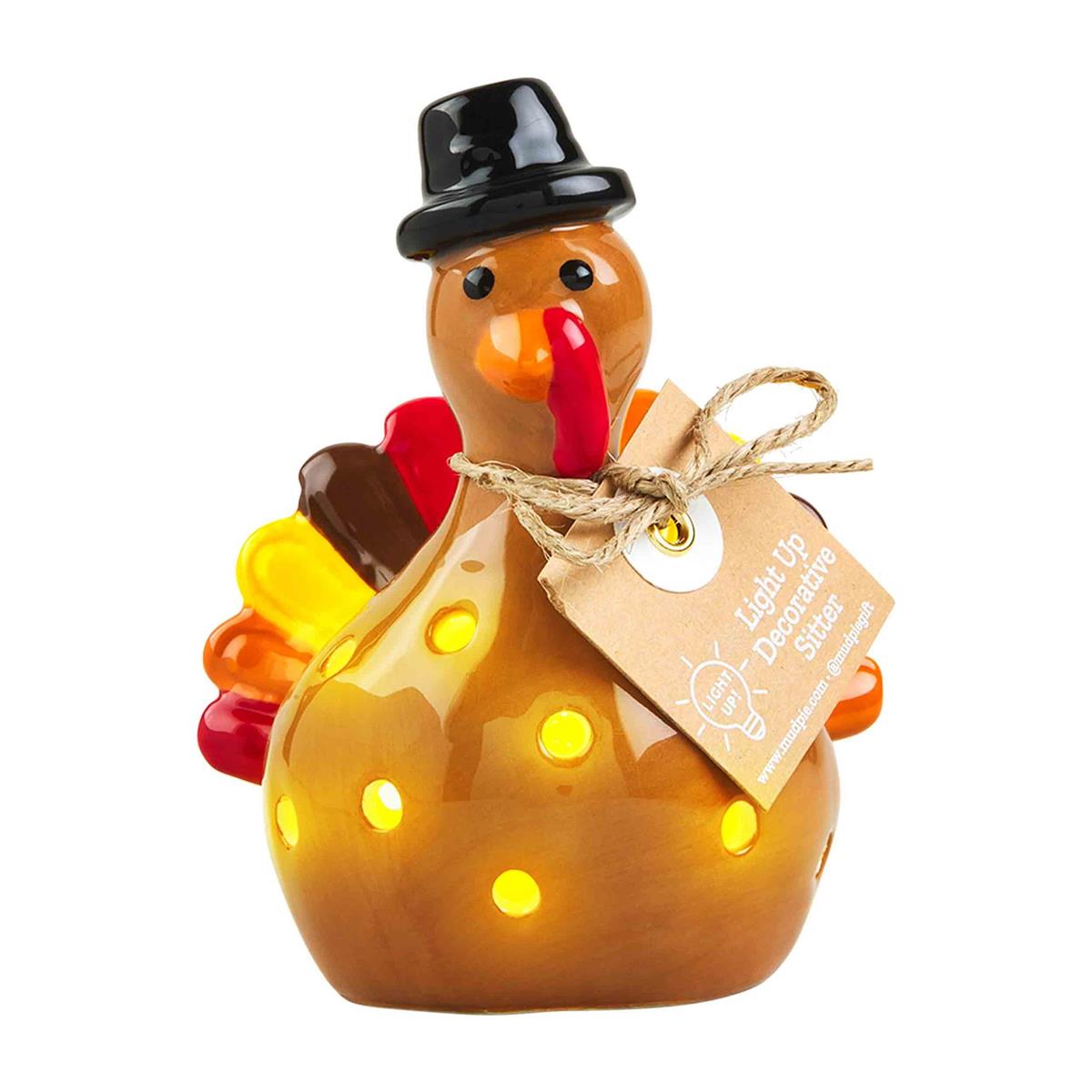 Light-Up Turkey Sitter BY MUD PIE - A. Dodson's