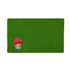 Mushroom Embroidered Grass Mat