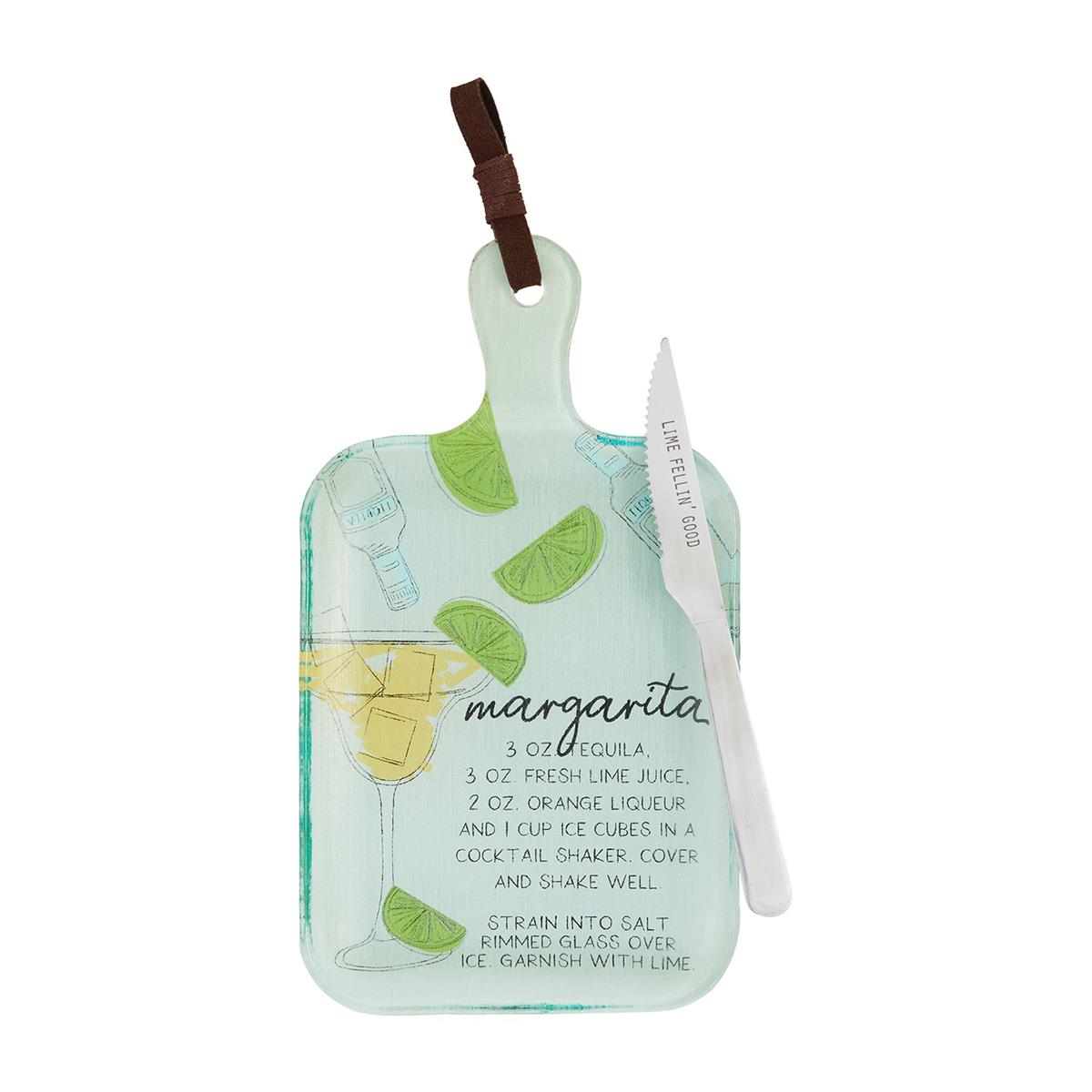 Margarita Glass Bar Cutting Board Set BY MUD PIE - A. Dodson's