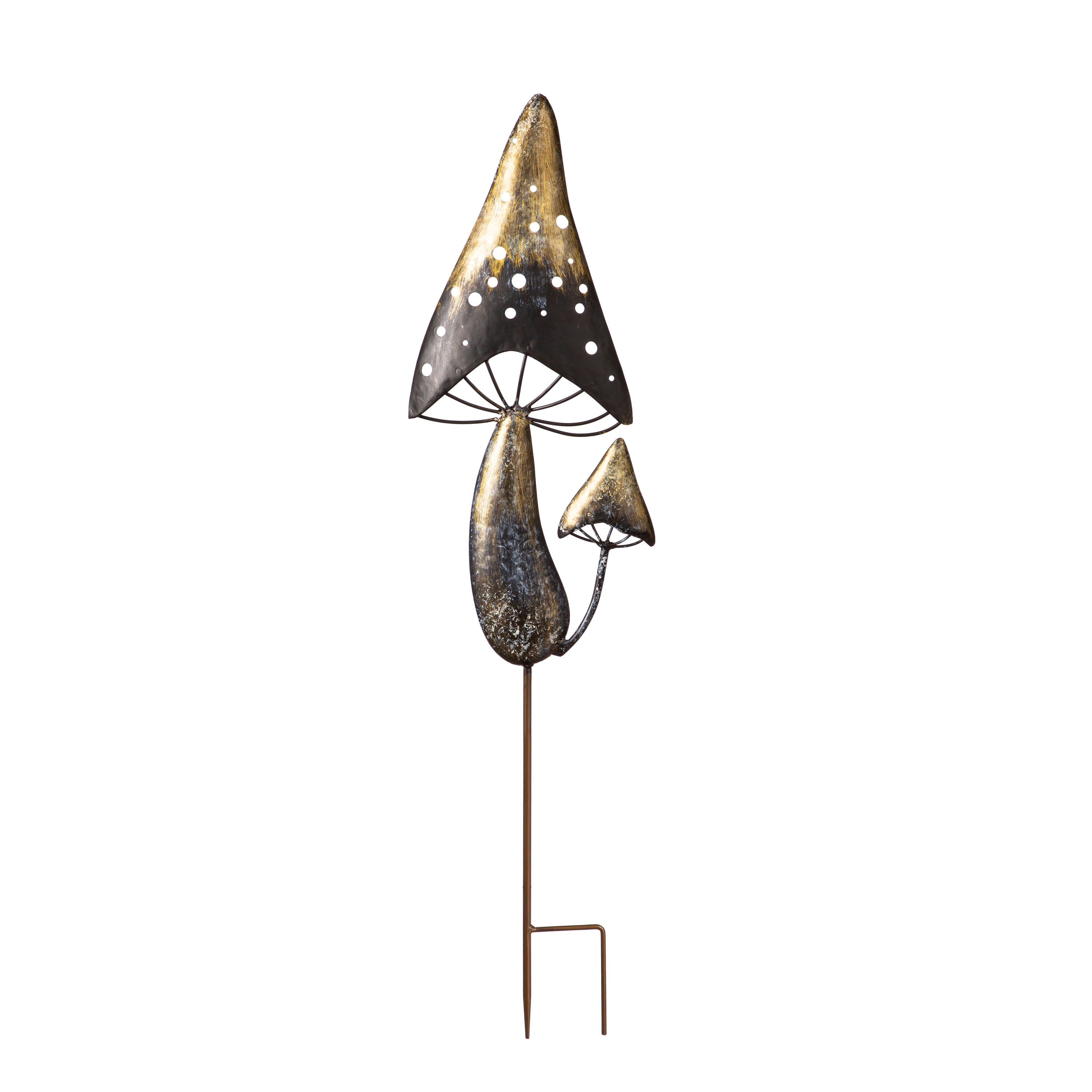 36"H Metal Garden Stake, Mystic Mushroom - 3 Colors