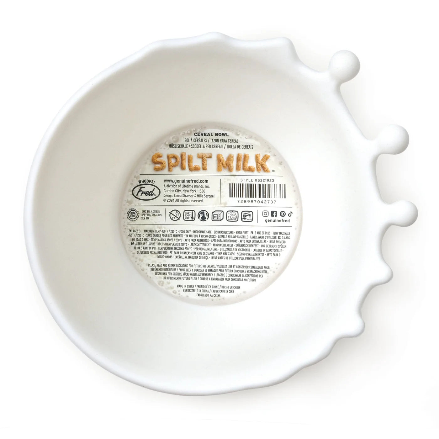 SPILT MILK CEREAL BOWL