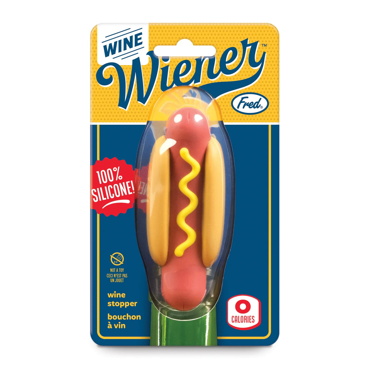 WINE WIENER BOTTLE STOPPER