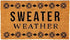 Sweater Weather Coir Mat - A. Dodson's