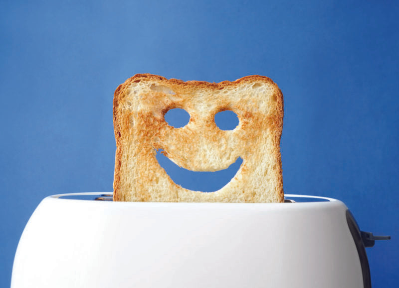 HAPPY FACE TOAST CARD - A. Dodson's