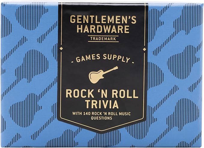 GENTLEMANS HARDWARE Rock 'N Roll Trivia Game