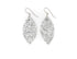 Sparkle in Silver Leather Earrings