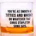 Titties and whiskey… Whiskey Glass