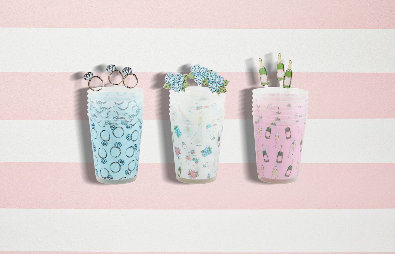 Bride Party Cup Gift Set By Mud Pie