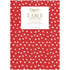 SMALL DOTS RED-PAPER LINEN - PRINT AIRLAID TABLECLOTH