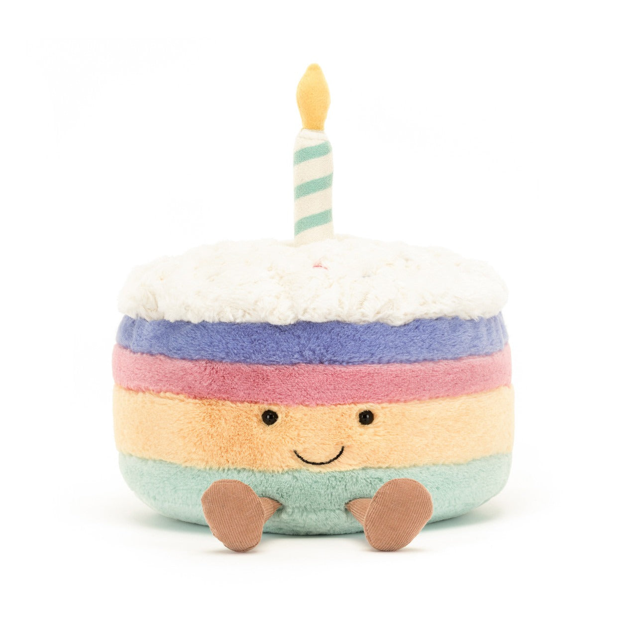 Amuseable Rainbow Birthday Cake - Medium By Jellycat - A. Dodson's