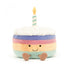 Amuseable Rainbow Birthday Cake - Medium By Jellycat - A. Dodson's