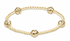 Admire Small Gold 2.5mm Bead Bracelet - Gold - by enewton