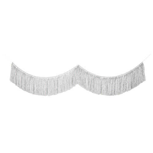 5" SILVER TINSEL GARLAND