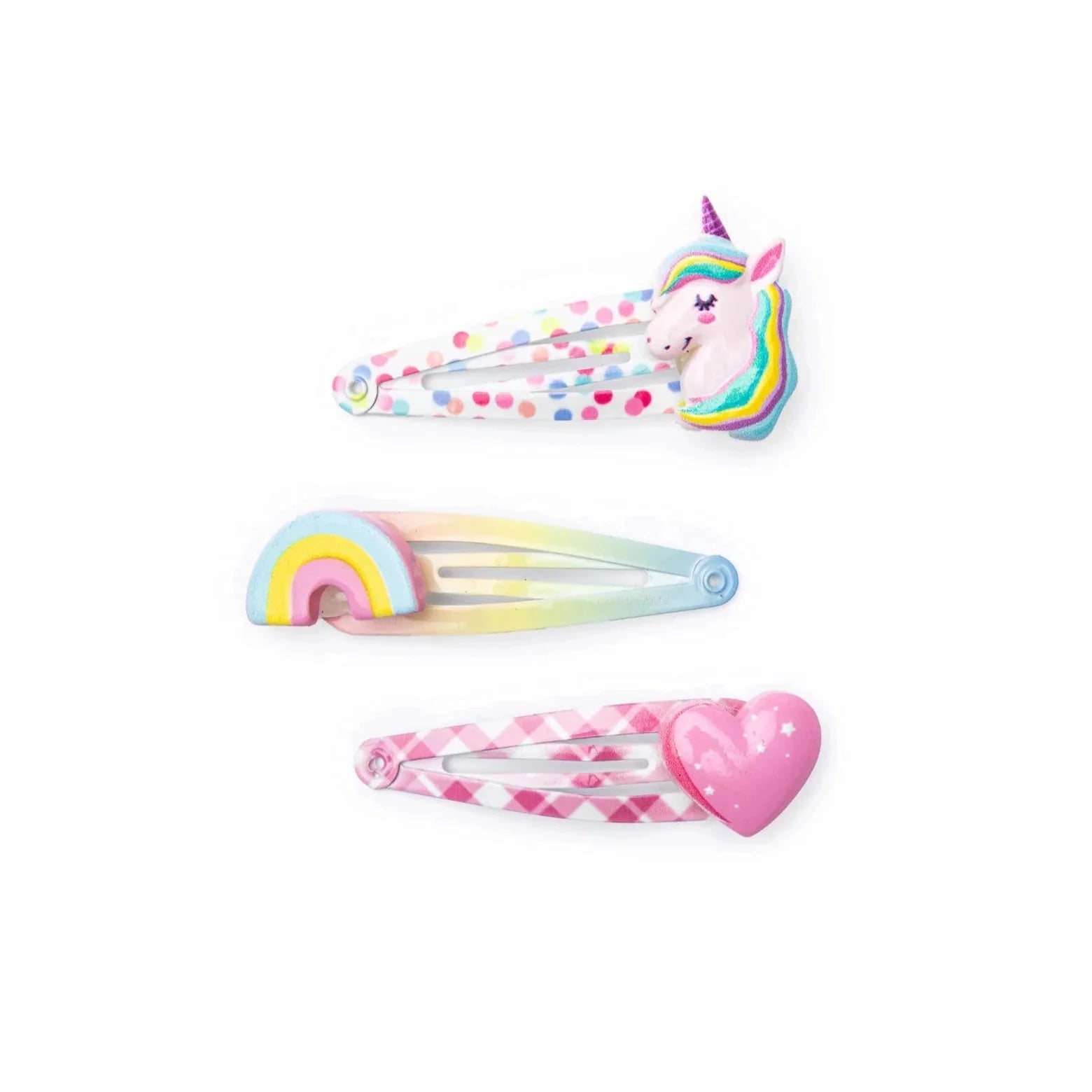 Unicorn Cutie Hairclips 3 pc - A. Dodson's