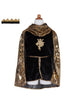 Gold Knight Set with Tunic, Cape and Crown - A. Dodson's