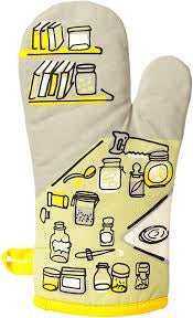 Droppin' a Recipe Oven Mitt